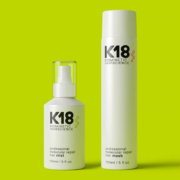 K18 professional hair repairing treatments for salon use