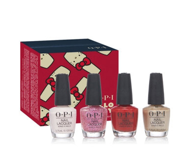Opi Hello Kitty Nail Lacquer Mini 4 Pack - Nicehair.com